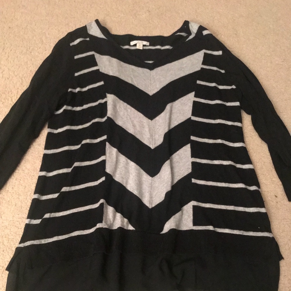 Black tunic sweater